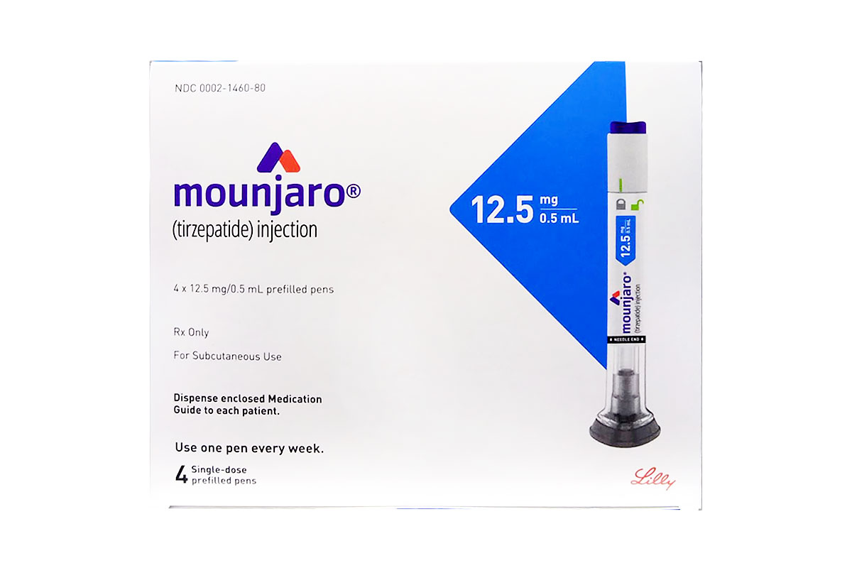 MOUNJARO SOLUTION FOR INJECTION 12.5 MG 0.5 ML 4 PENS - Milano Pharmacy