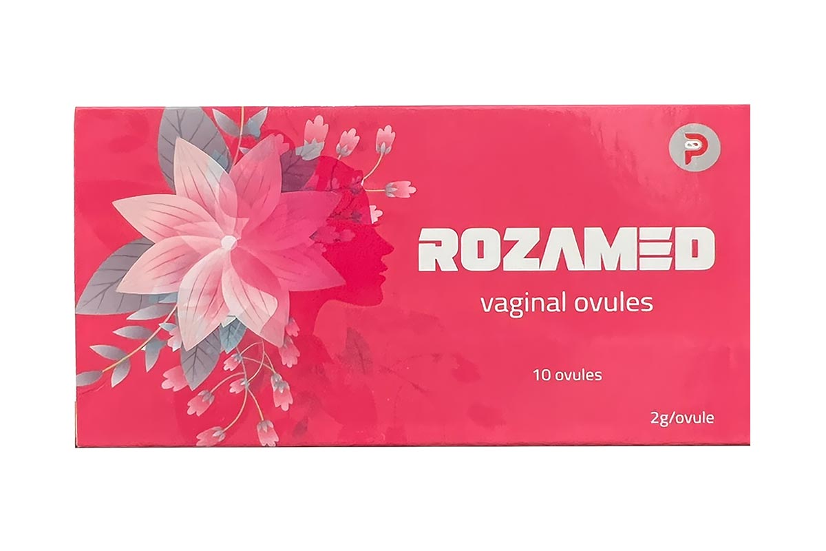ROZAMED VAGINAL OVULES 2 GM × 10 OVULES - Milano Pharmacy