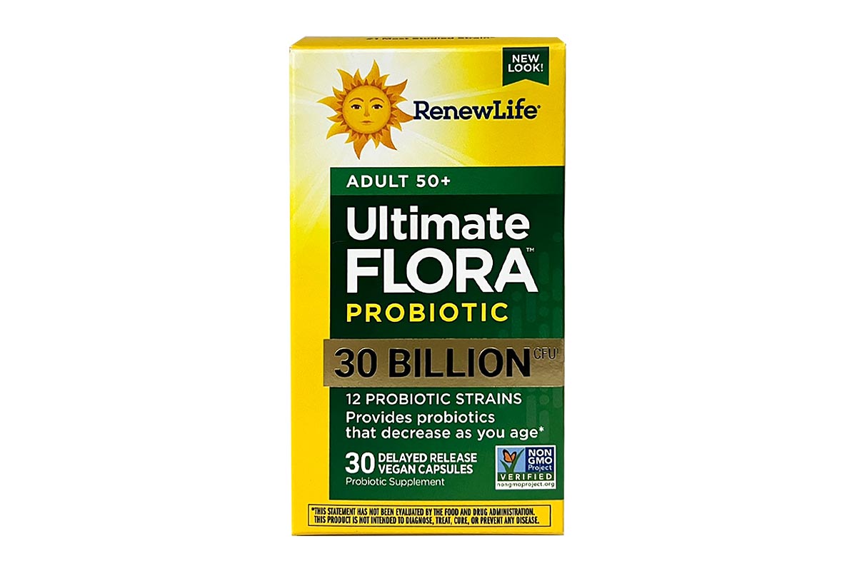 RENEWLIFE ADULT 50+ PROBIOTICS 30 BILLION CFU 30 VEGETARIAN CAPSULES - Milano Pharmacy