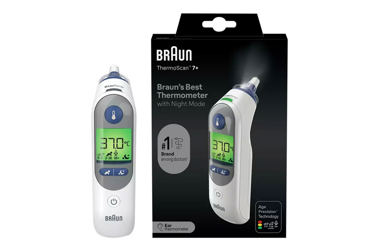 BRAUN THERMOMETRE SCAN IRT 6525 7 PLUS - Milano Pharmacy