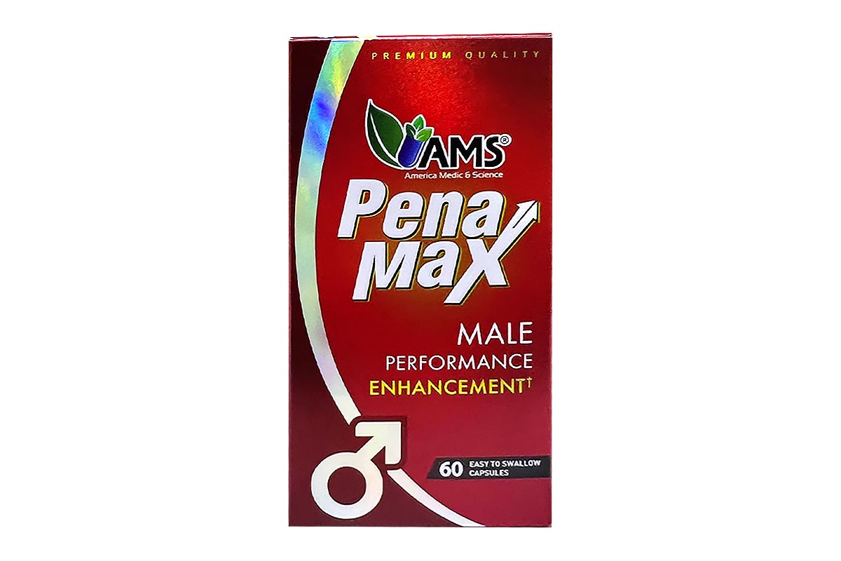 AMS PENA MAX MALE PERFORMANCE ENHANCEMENT 60 CAPSULES - Milano Pharmacy