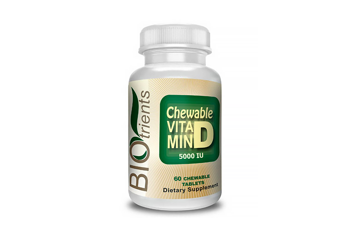 BIO TRIENTS VITAMIN D 5000 IU 60 CHEWABLE TABLETS - Milano Pharmacy