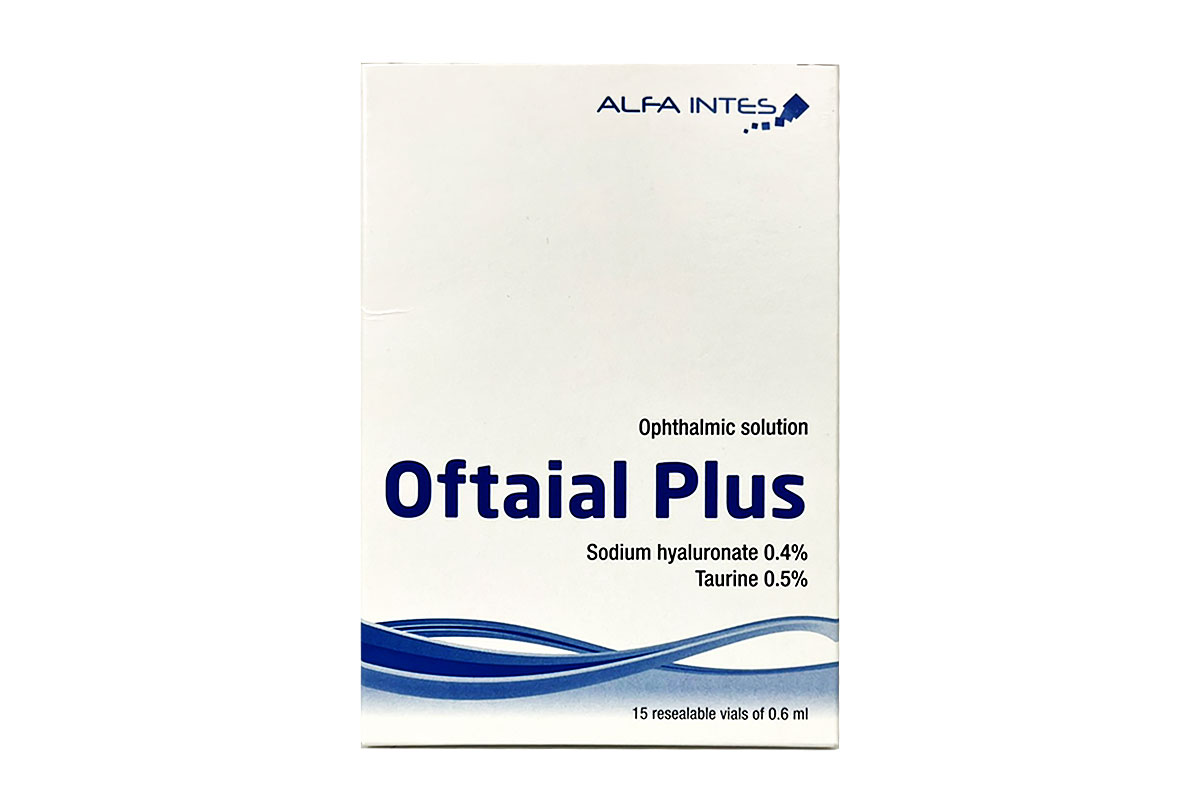 OFTAIAL PLUS OPHTHALMIC SOLUTION EYE DROPS 15 VIALS 0.6ML - Milano Pharmacy