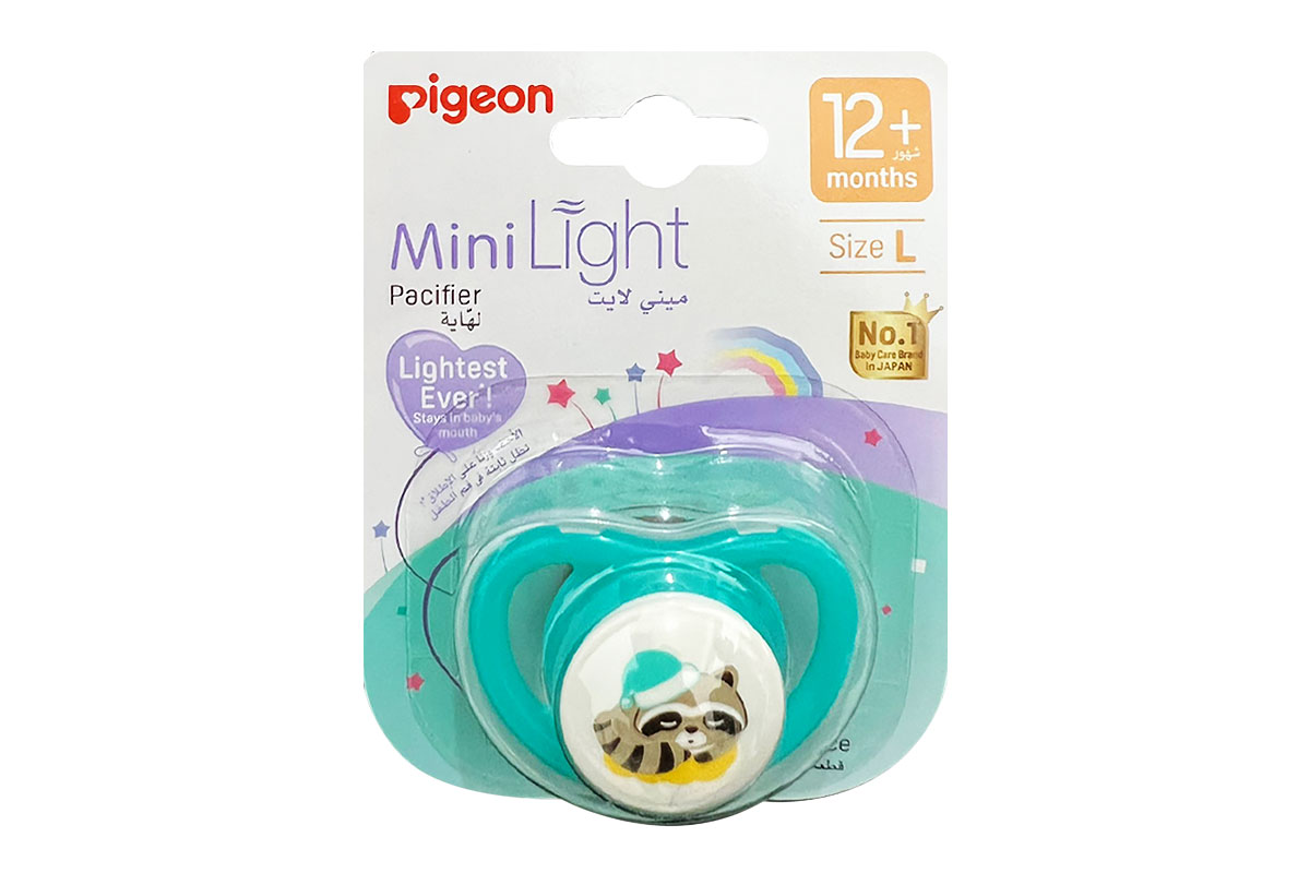 PIGEON MINI LIGHT PACIFIER 12 PLUS MONTHS SIZE L - Milano Pharmacy
