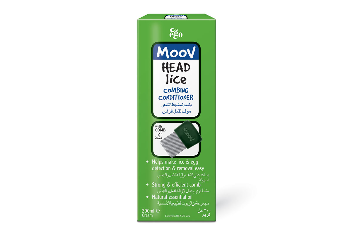 MOOV HEAD LICE COMBING CONDITIONER WITH COMB 200 ML - Milano Pharmacy