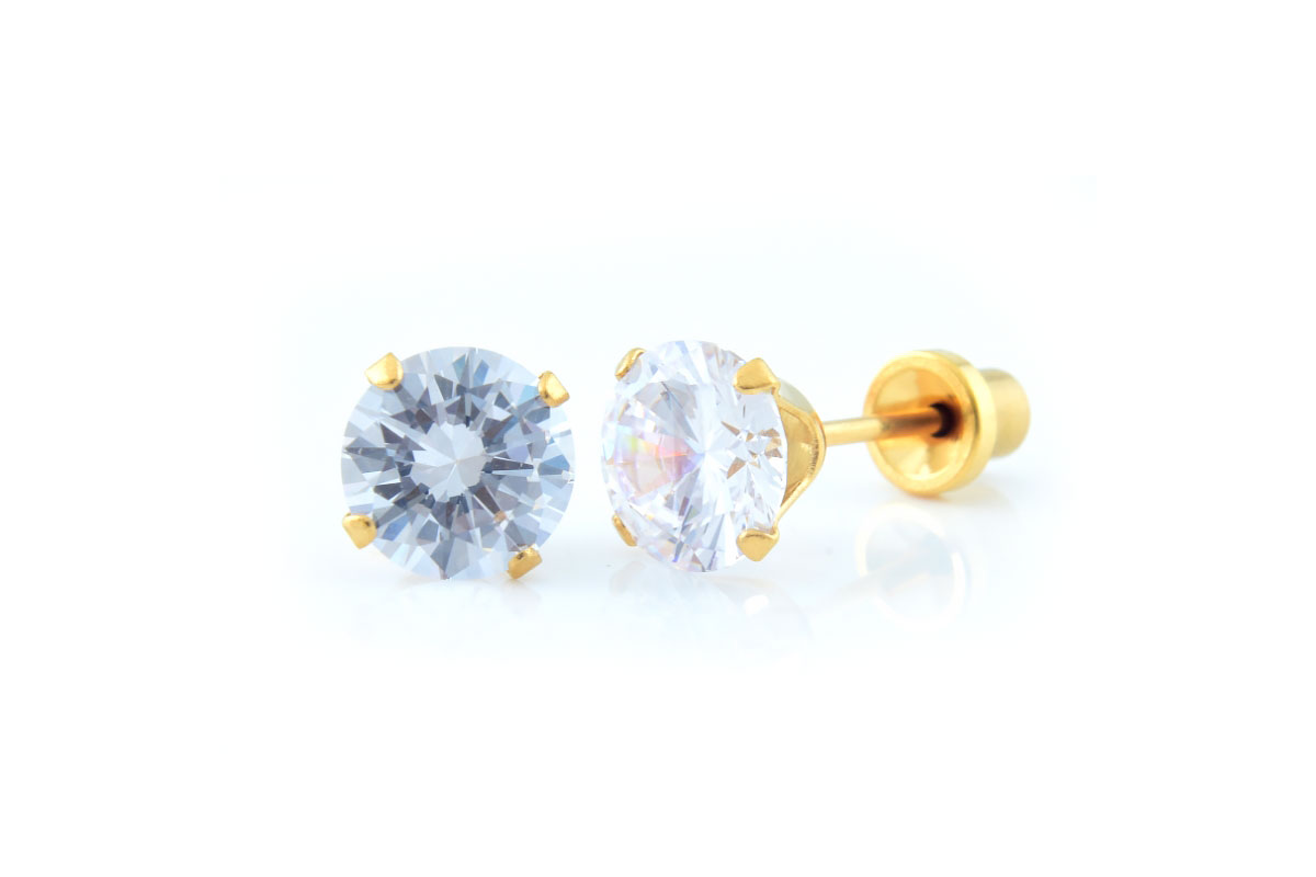 PRIMED EAR PIERCING Q8-023 GPH CRYSTAL CLEAR - Milano Pharmacy