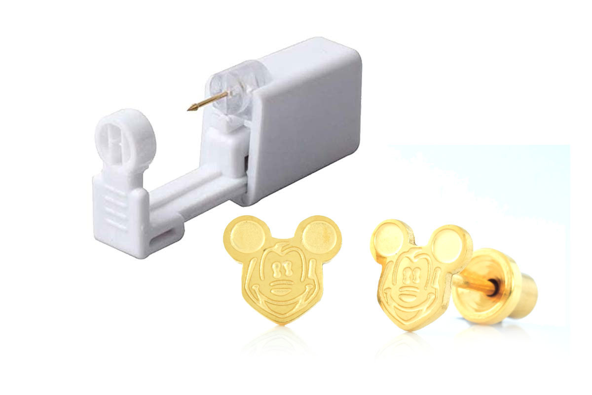 PRIMED EAR PIERCING Q8-030 GPH 7MM CARTOON WITH GUN - Milano Pharmacy