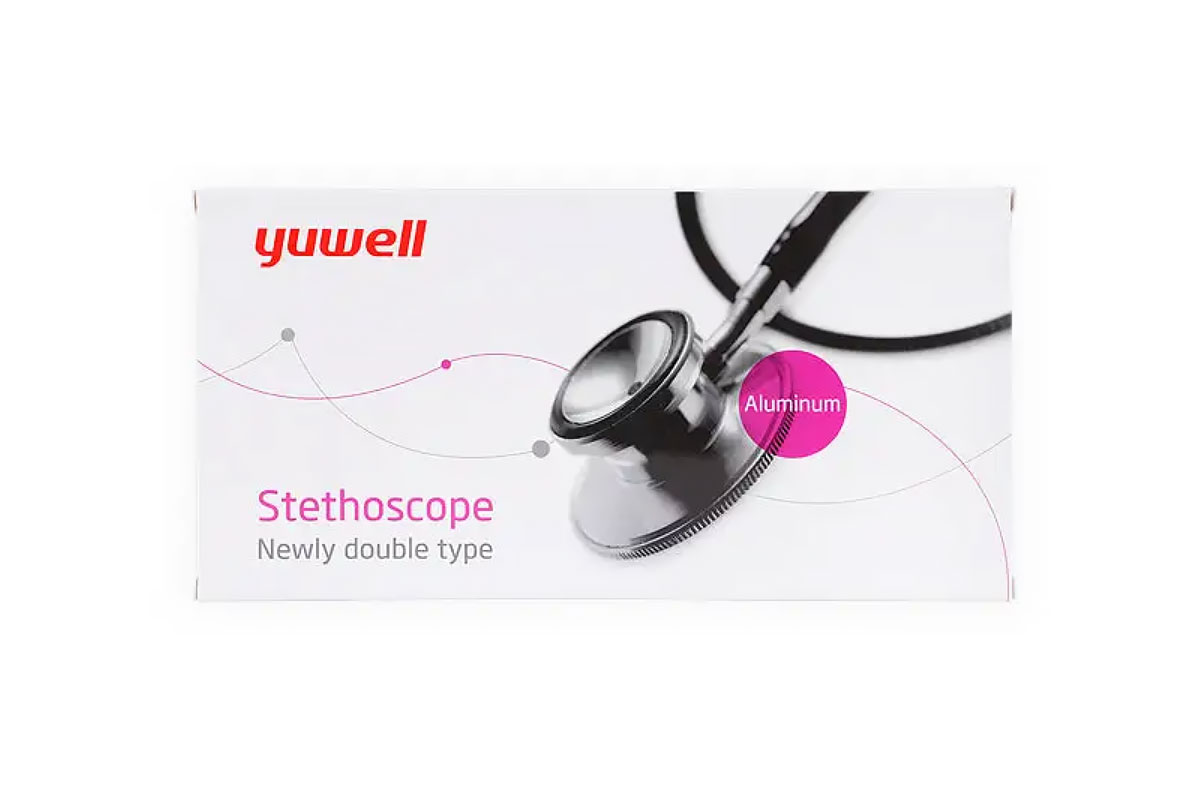 YUWELL DUAL HEAD ALUMINIUM STETHOSCOPE - Milano Pharmacy