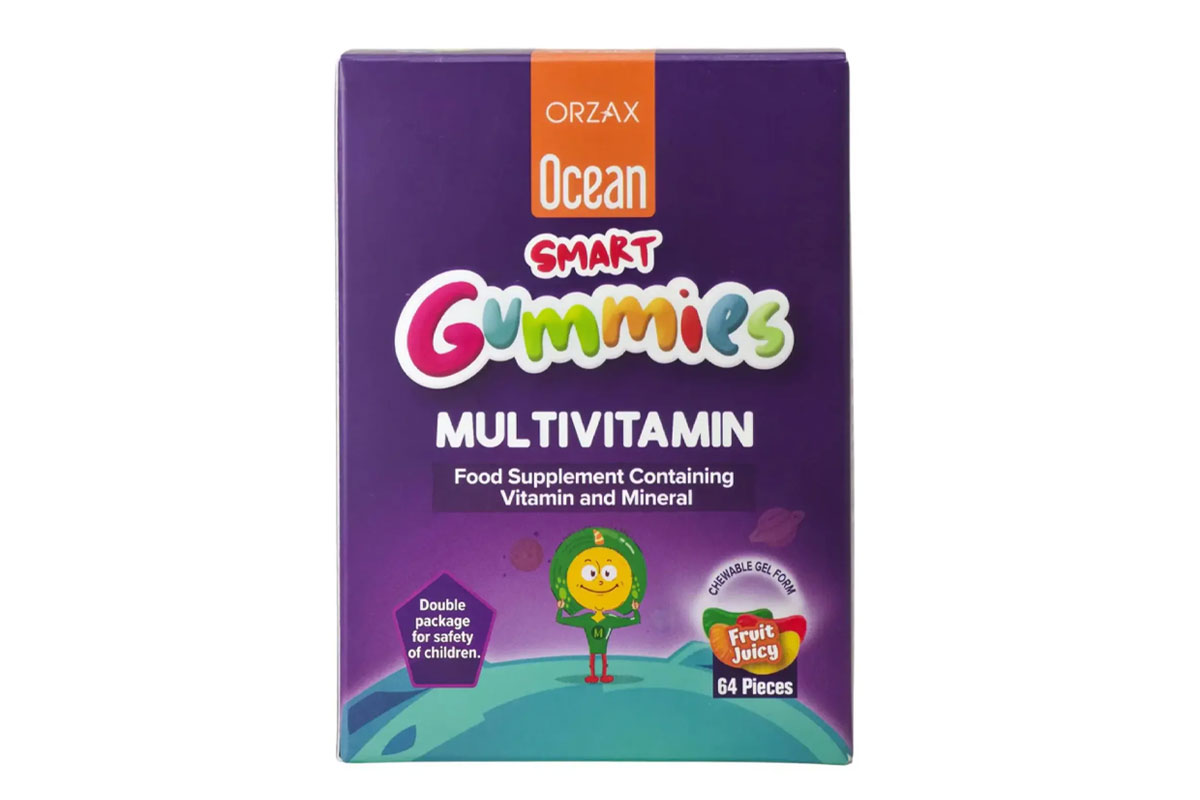 ORZAX OCEAN SMART GUMMIES MULTIVITAMIN 64 PIECES - Milano Pharmacy