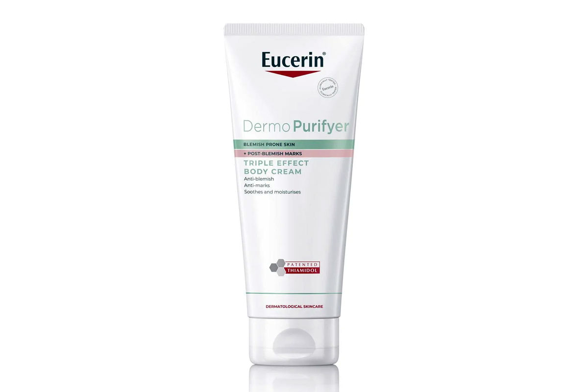 EUCERIN DERMO PURIFYER TRIPLE EFFECT BODY CREAM 200 ML - Milano Pharmacy