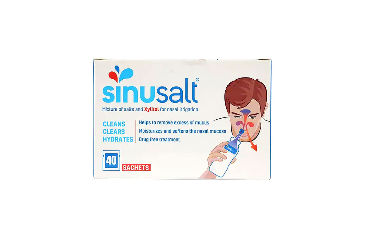 SINU SALT XYLITOR FOR NASAL IRRIGATION 2.5 GM 40 SACHETS - Milano Pharmacy