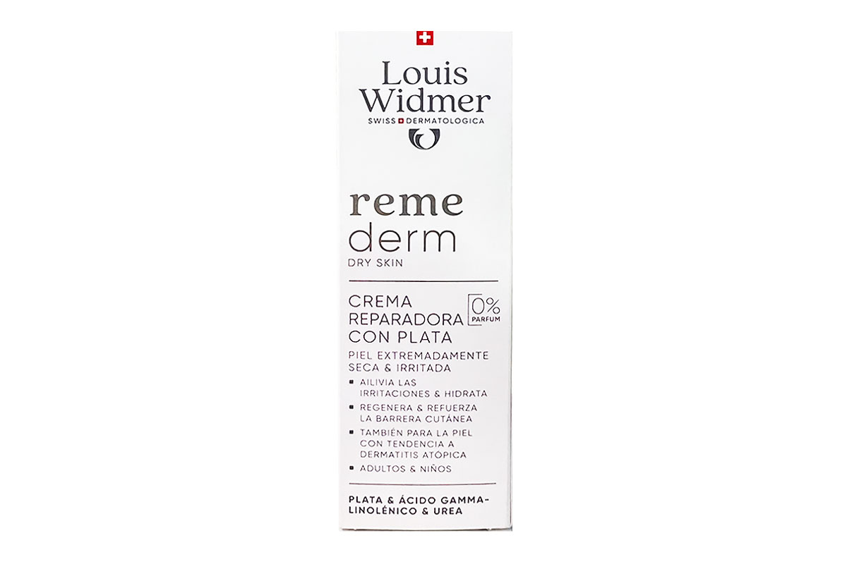 LOUIS WIDMER REMEDERM DRY SKIN CREAM ARGENT 0% PARFUM 75 ML - Milano Pharmacy