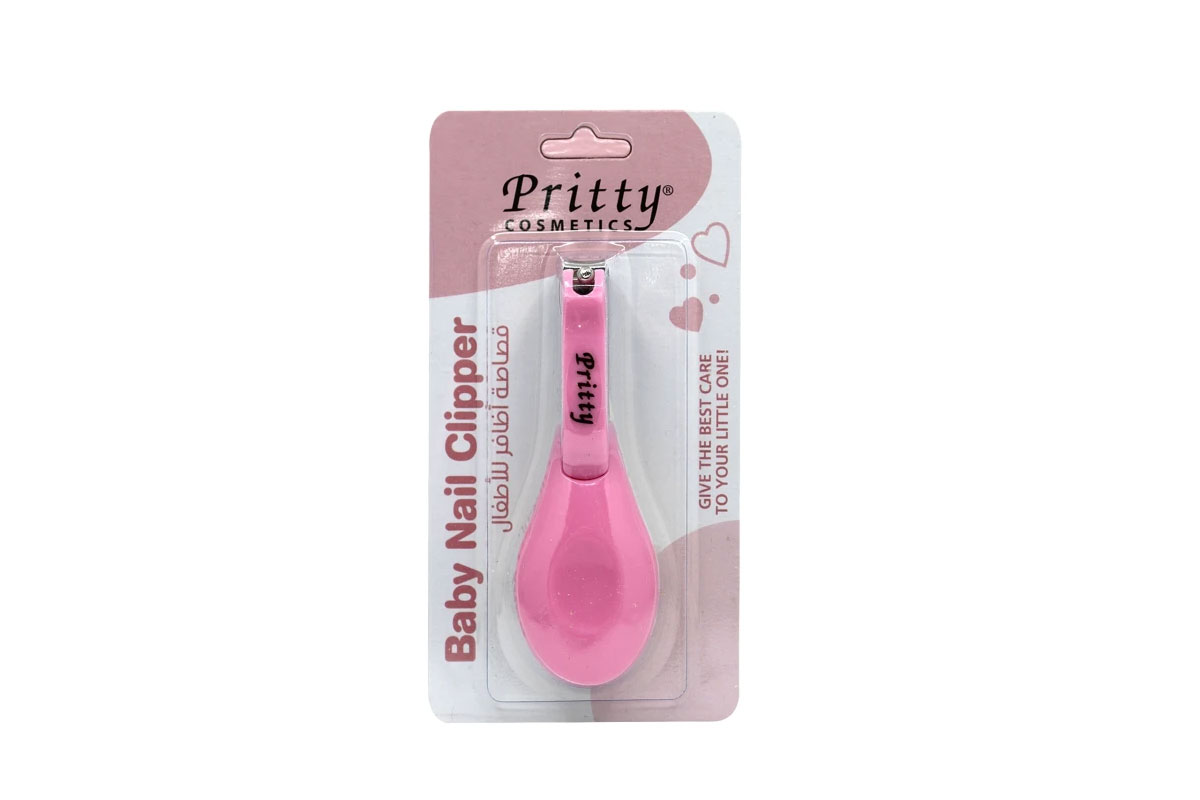 PRITTY BABY NAIL CLIPPER PINK N166 - Milano Pharmacy