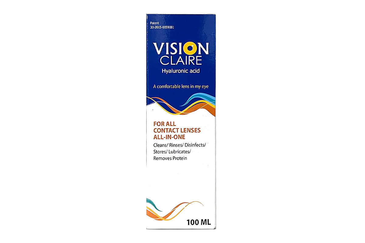 VISION CLAIRE FOR ALL CONTACT LENSES ALL IN ONE 100 ML - Milano Pharmacy