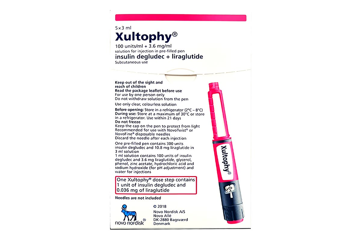 XULTOPHY 100IM/ML 3.6MG/ML SOLUTI FOR INJECT 5 X 3 ML - Milano Pharmacy