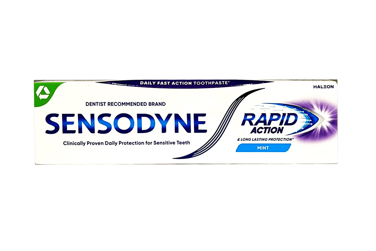 SENSODYNE TOOTHPASTE RAPID ACTION 75ML - Milano Pharmacy