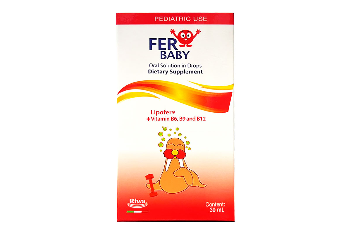 RIWA FER BABY ORAL SOLUTION IN DROPS 30 ML - Milano Pharmacy