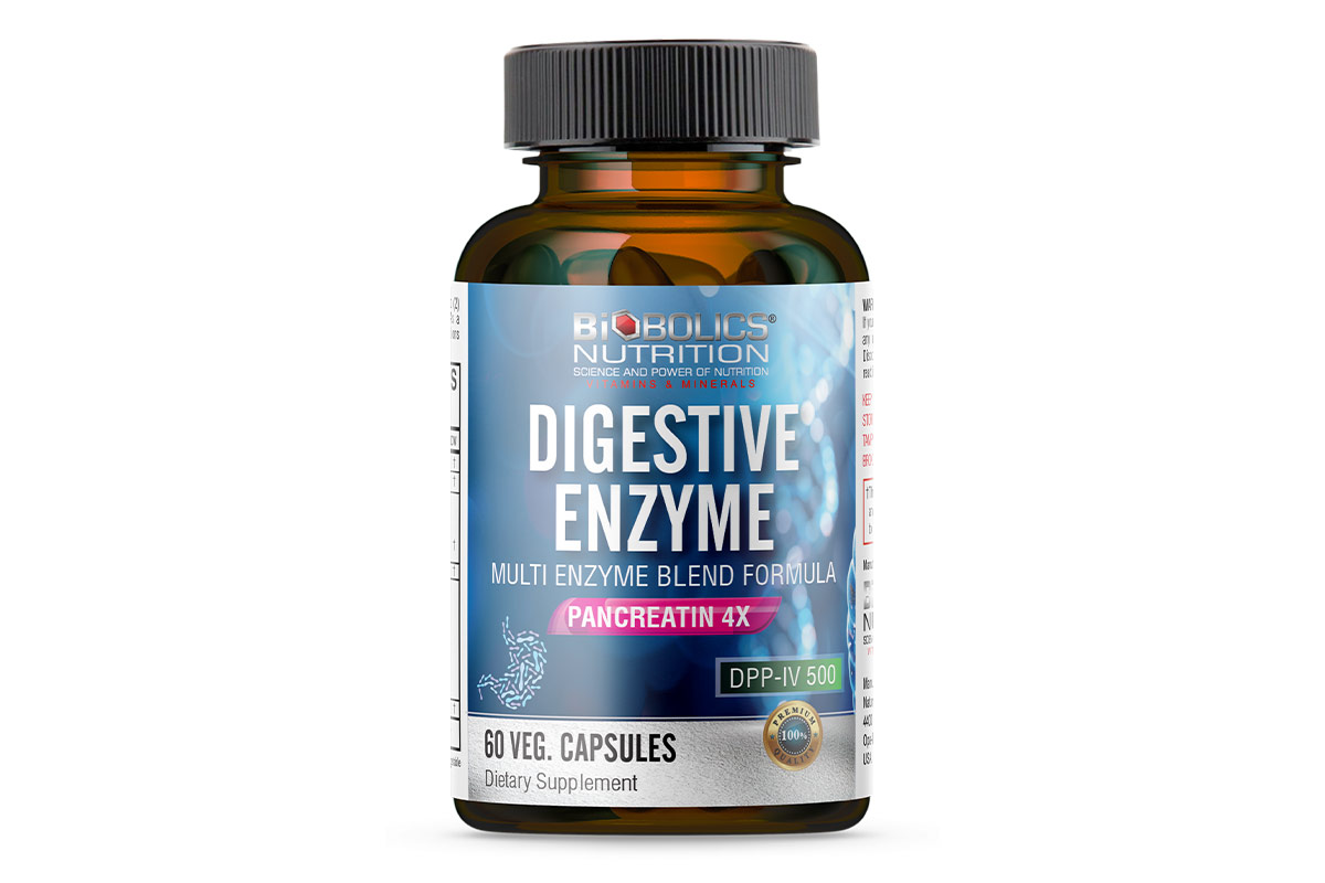 BIOBOLICS DIGESTIVE ENZYME 60 VEG CAPSULES - Milano Pharmacy