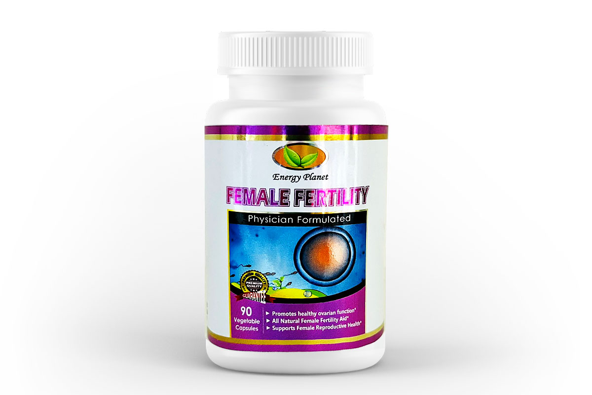 ENERGY PLANET FEMALE FERTILITY 90 VEGETABE CAPSULE - Milano Pharmacy