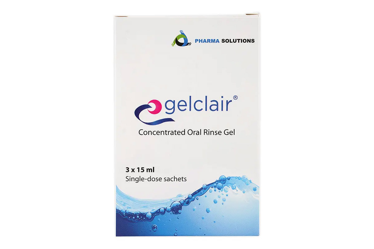 جيلكلير جل غسول مركز للفم لعلاج مشاكل الفم الحساسة 3 اكياس فى 15 مل - صيدلية ميلانو