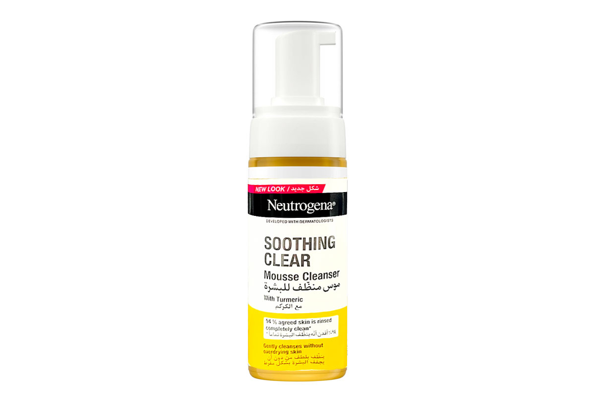 NEUTROGENA SOOTHING CLEAR MOUSSE CLEANSER 150 ML - Milano Pharmacy