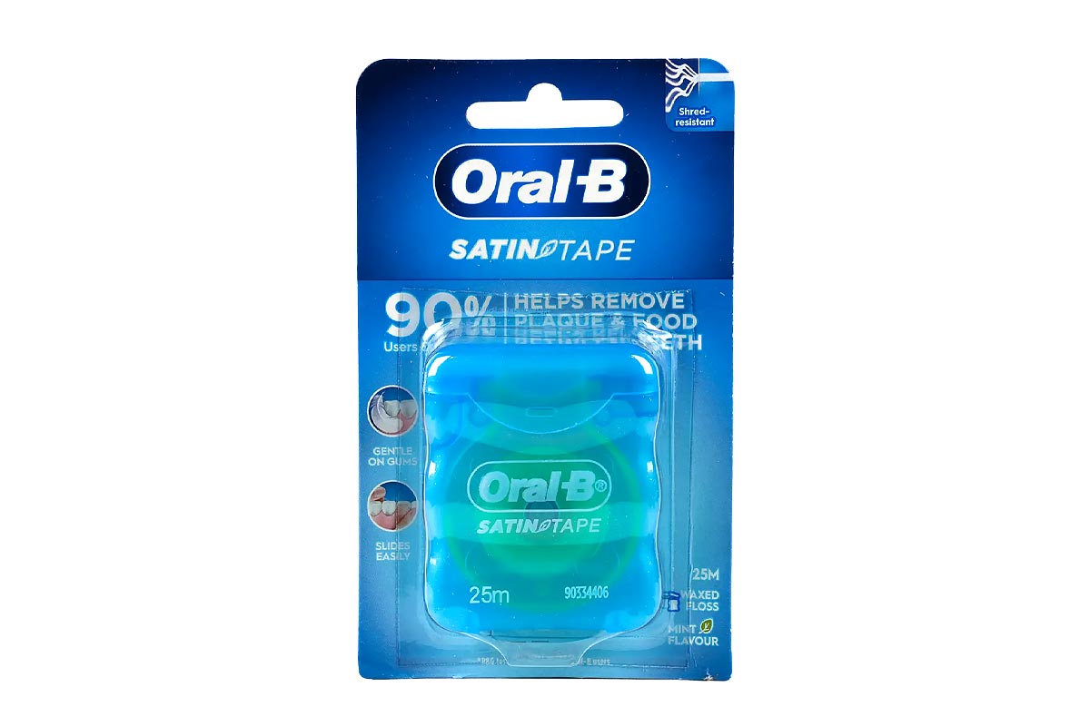 ORAL B SATIN TAPE FLOSS 25 M - Milano Pharmacy