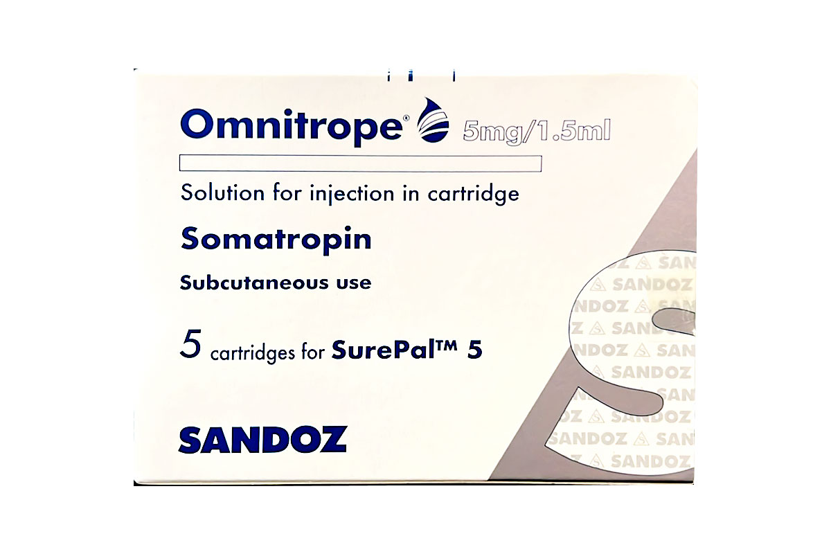 OMNITROPE 5MG/1.5ML SOLUTION FOR INJECTION 5 CART - Milano Pharmacy