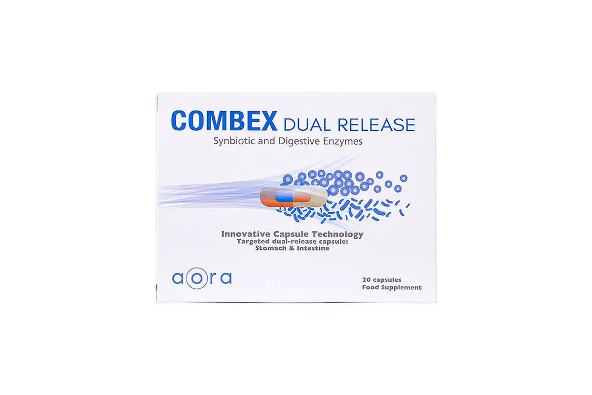 AORA COMBEX DUAL RELEASE 20 CAPSULES - Milano Pharmacy