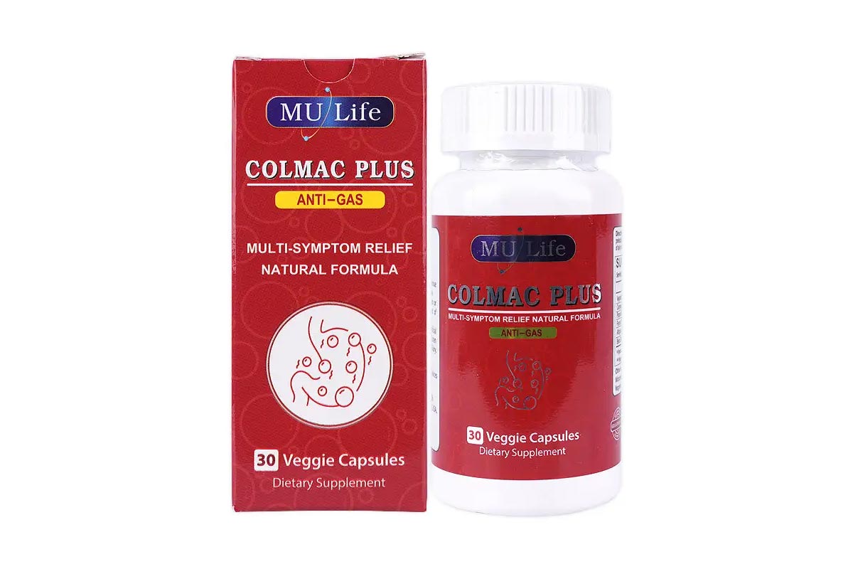 مولايف كولماك بلس كبسولات نباتية مضادة للغازات والانتفاخات 30 كبسولة - صيدلية ميلانو