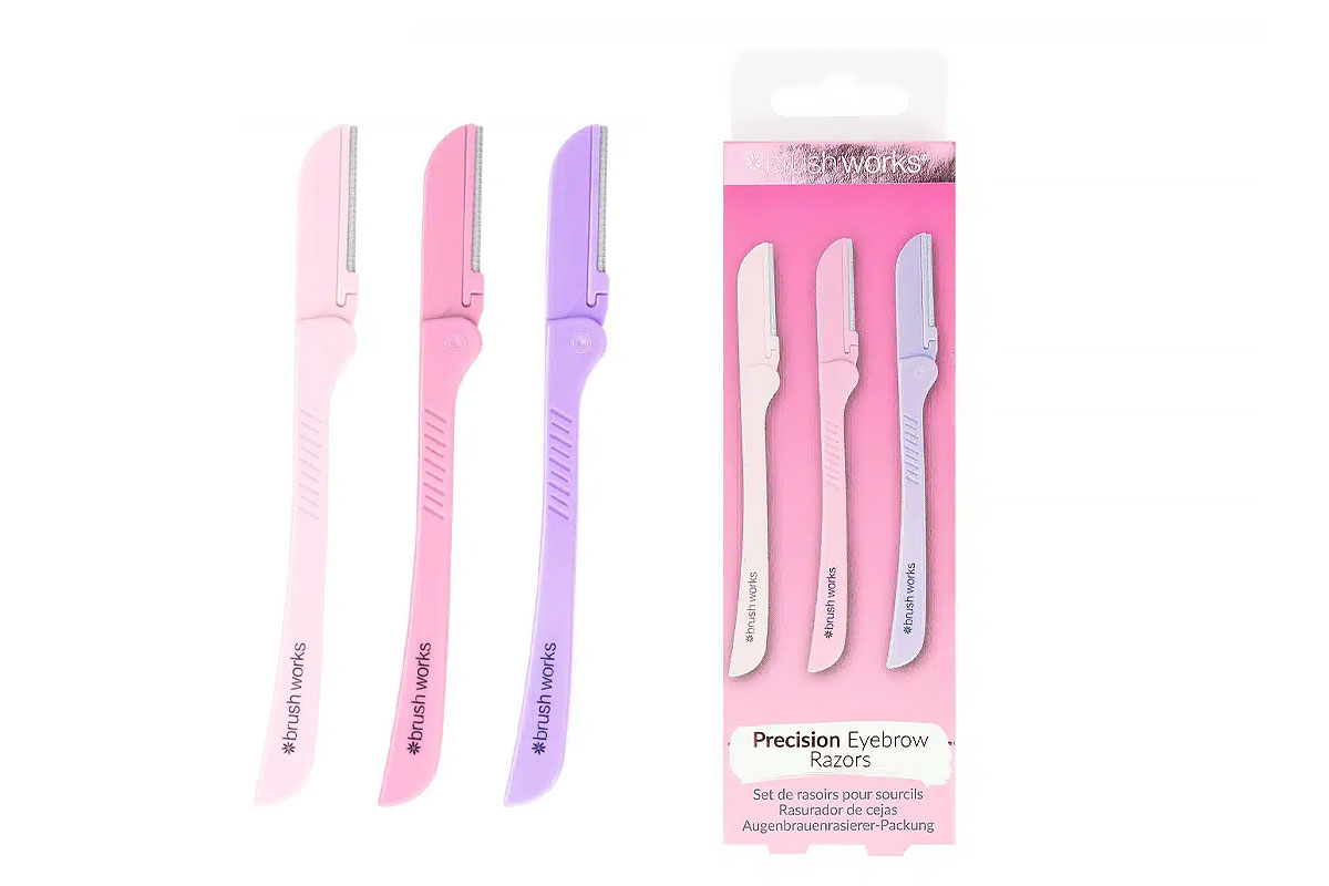 براش ووركس شفرات دقيقة لتشذيب الحواجب 3 قطع - صيدلية ميلانو