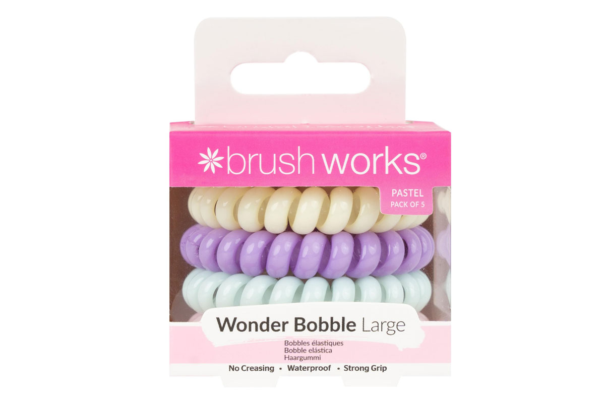 BRUSH WORKS WONDER BOBBLE LARGE PASTEL 5 PIECES - Milano Pharmacy
