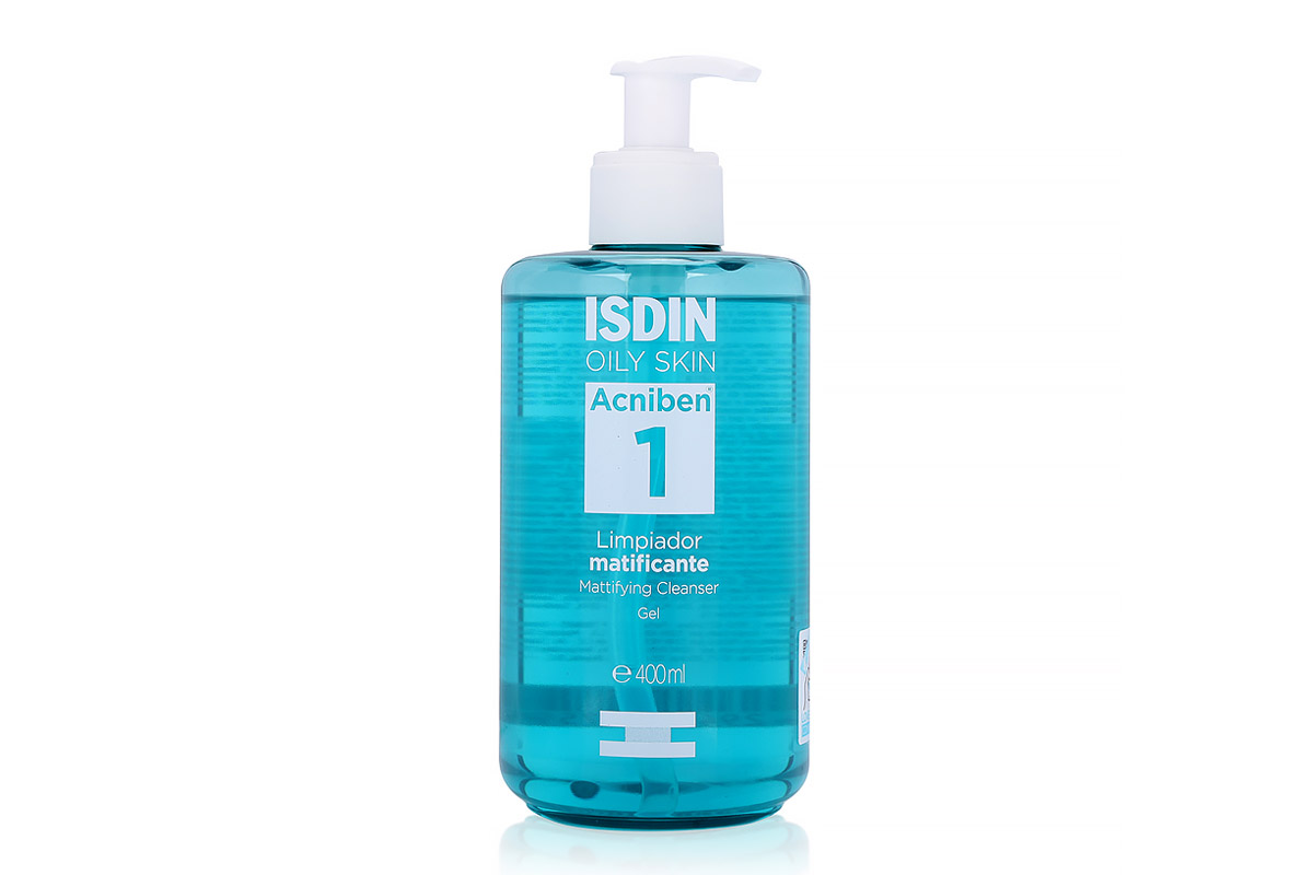 ISDIN OILY SKIN ACNIBEN 1 MATTIFYING CLEAN GEL 400 ML - Milano Pharmacy