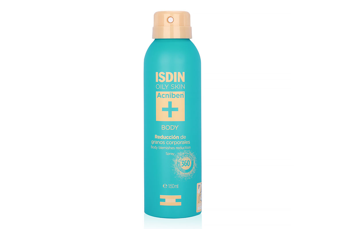 ISDIN OILY SKIN ACNIBEN BODY BLEMISHES REDUCTION SPRAY 150 ML - Milano Pharmacy