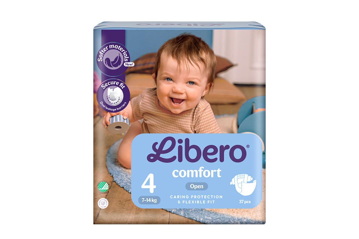 LIBERO COMFORT OPEN NO 4 FROM 7-14KG 37 DIAPERS - Milano Pharmacy