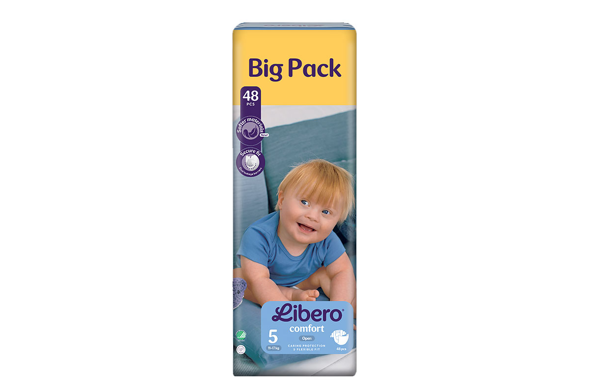 LIBERO COMFORT OPEN NO 5 FROM 11-17KG 48 DIAPERS - Milano Pharmacy