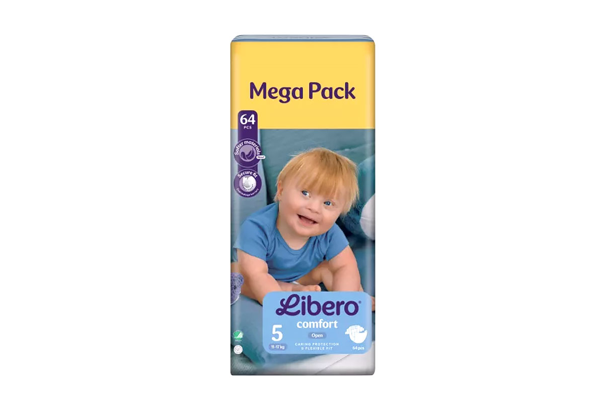 LIBERO COMFORT OPEN NO 5 FROM 11-17KG 64 DIAPERS - Milano Pharmacy