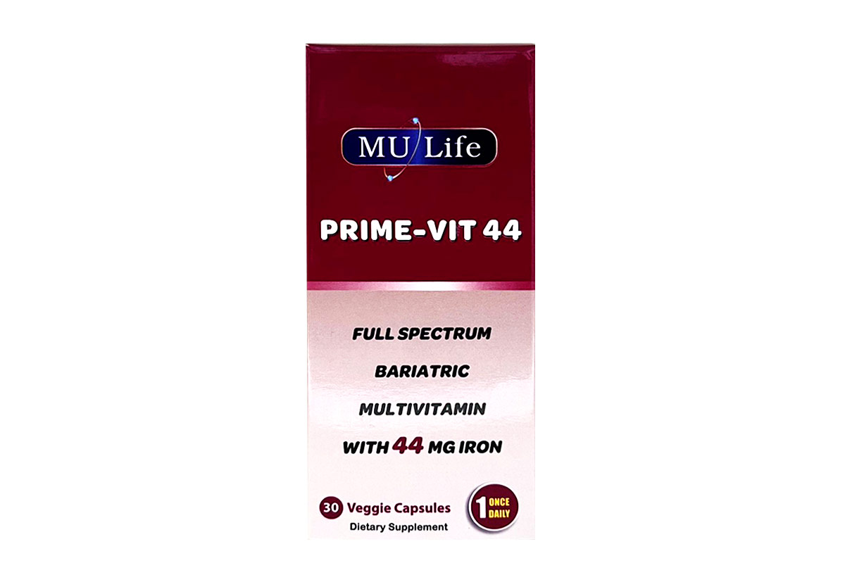 MU LIFE PRIME-VIT WITH 44MG IRON 30 VEGGIE CAPSULES - Milano Pharmacy