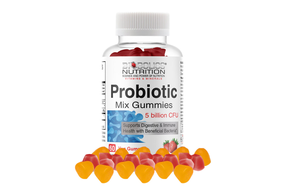 BIOBOLICS PROBIOTIC MIX 5 BILLION CFU FLAVOUR  60 VEG GUMMIES - Milano Pharmacy