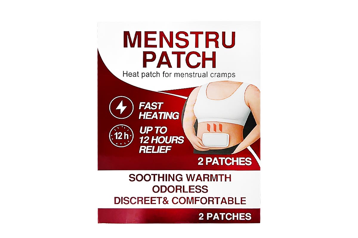 MENSTRU PATCH HEAT PATCH FOR MENSTRUAL CRAMPS 2 PATCHES - Milano Pharmacy