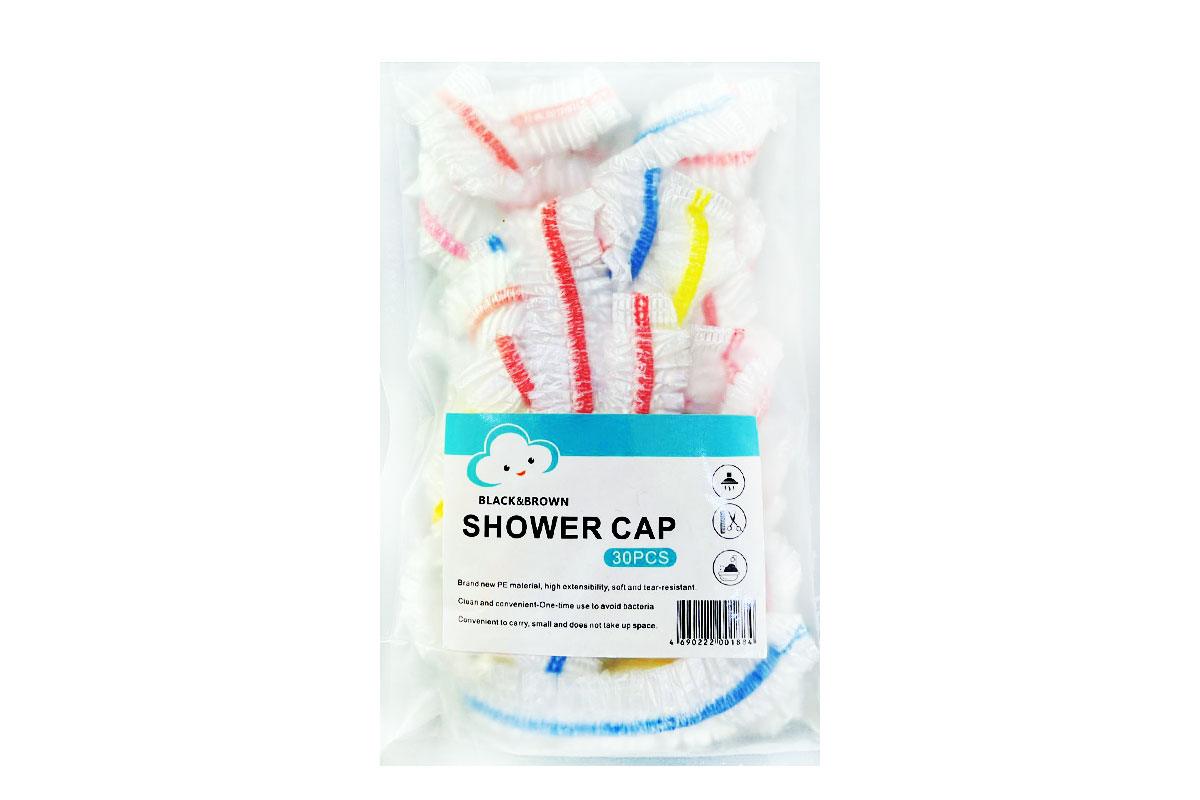 BLACK AND BROWN SHOWER CAP 30 PCS - Milano Pharmacy