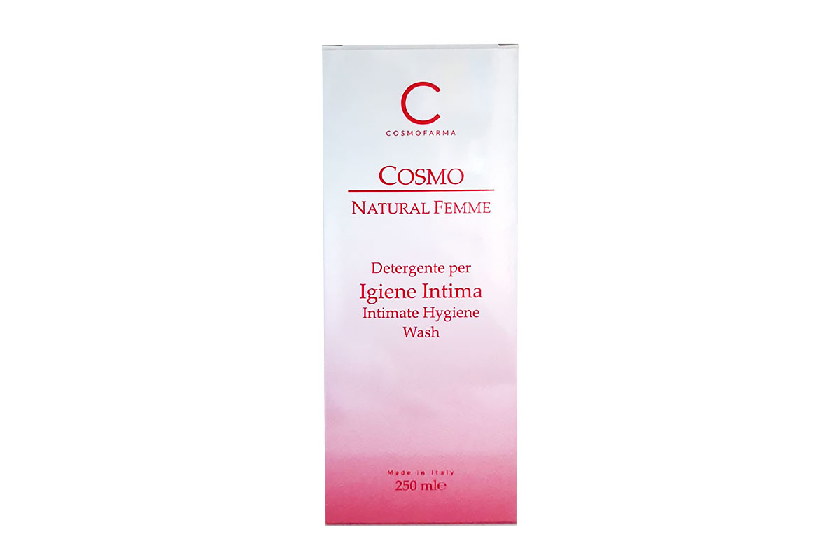 COSMO NATURAL FEMME HYGIENE INTIMATE WASH 250 ML - Milano Pharmacy