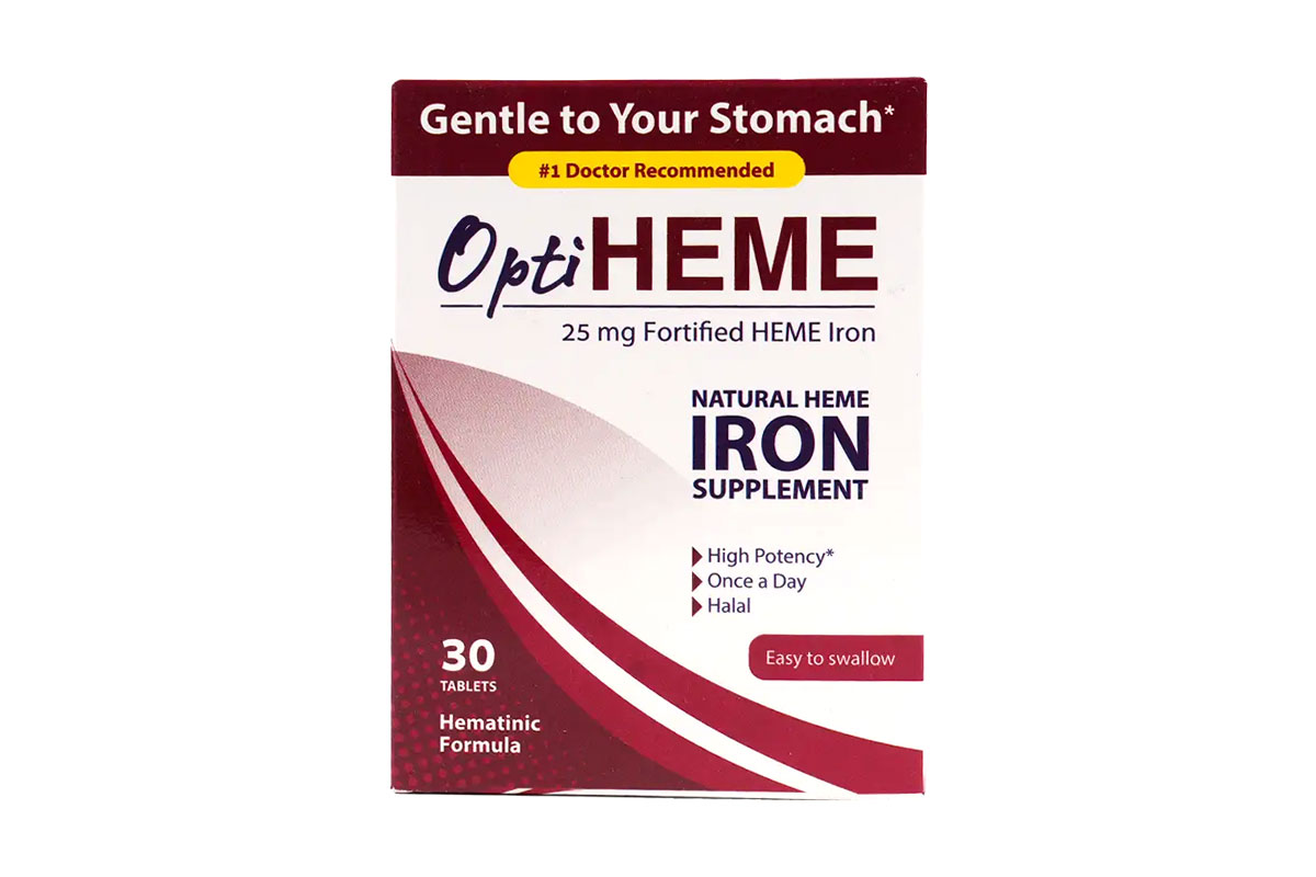 OPTI HEME IRON 30 TABLETS - Milano Pharmacy