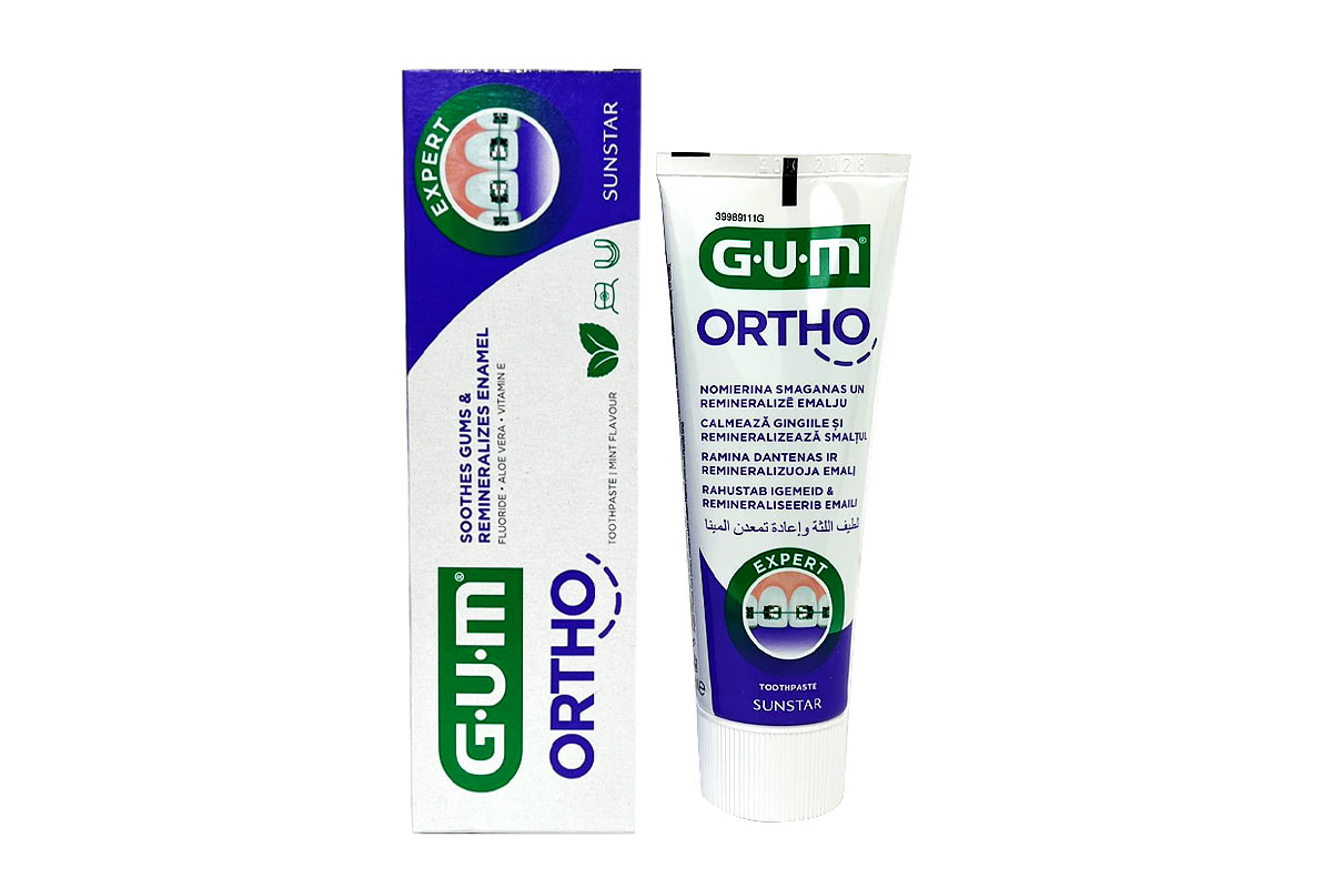 GUM ORTHO TOOTHPASTE 75ML - Milano Pharmacy