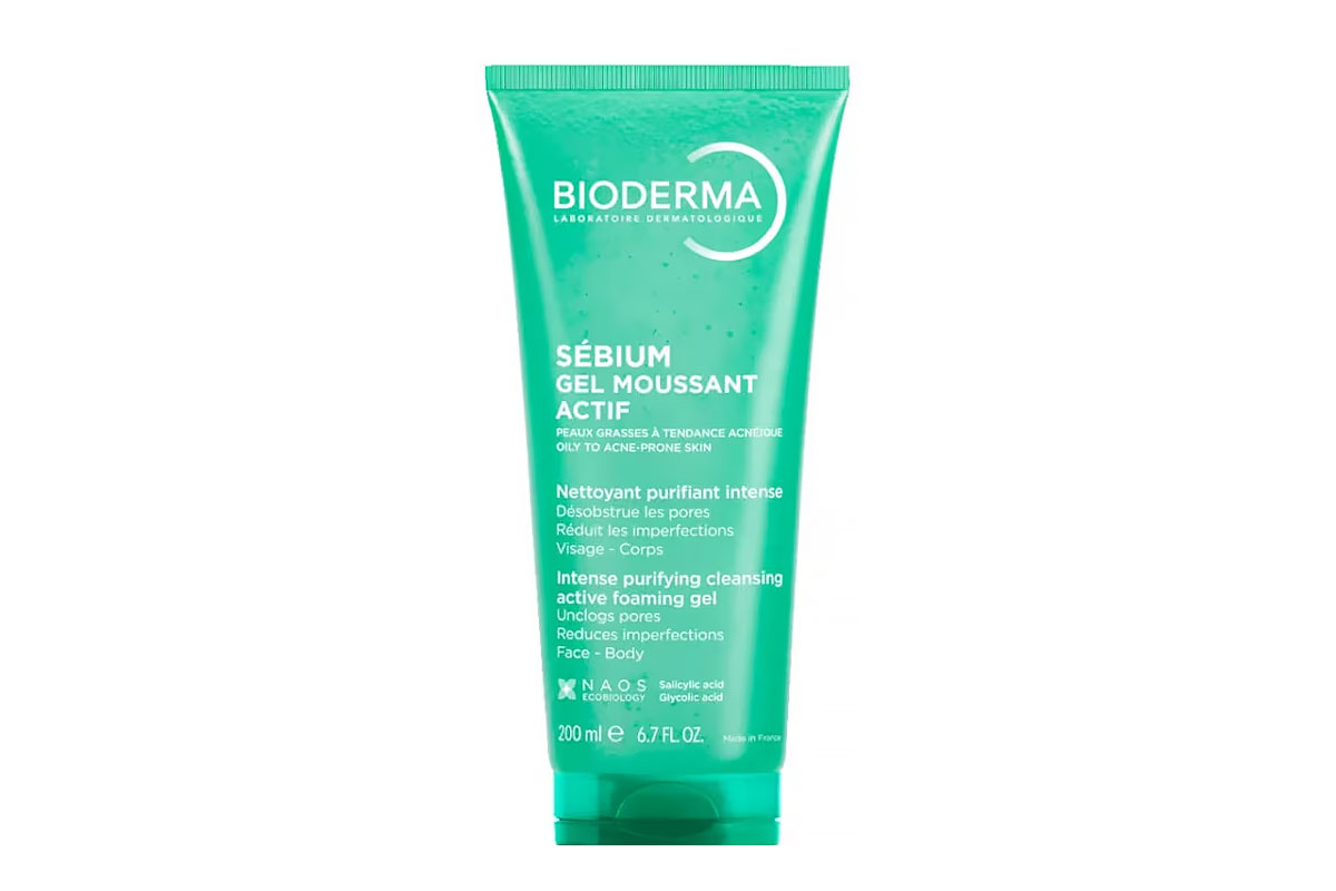 BIODERMA  SEBIUM GEL MOUSSANT ACTIF 200 ML - Milano Pharmacy